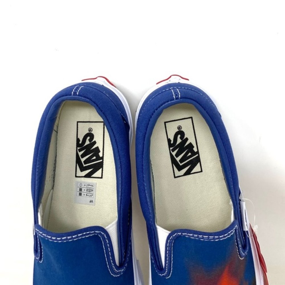VANS CLASSIC SLIP-ON Big Reveal Navy Women’s Shoes Sneakers Canvas VN000XG81P4 - Picture 11 of 11